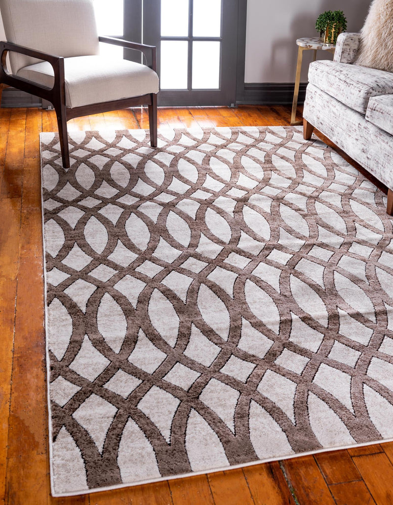Andes Summit Collection Area Rug -  Tungurahua Rectangle Brown  lifestyle 2