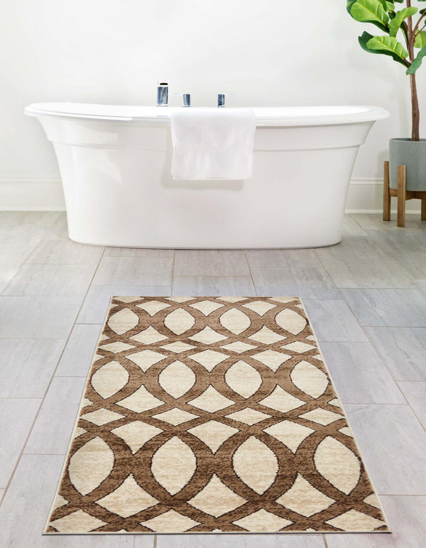 Andes Summit Collection Area Rug -  Tungurahua Runner Brown  lifestyle 21