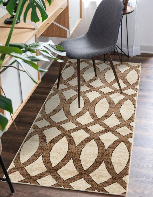 Andes Summit Collection Area Rug -  Tungurahua Runner Brown  lifestyle 24