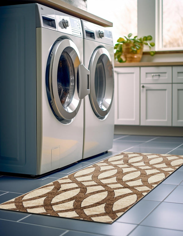Andes Summit Collection Area Rug -  Tungurahua Runner Brown  lifestyle 34