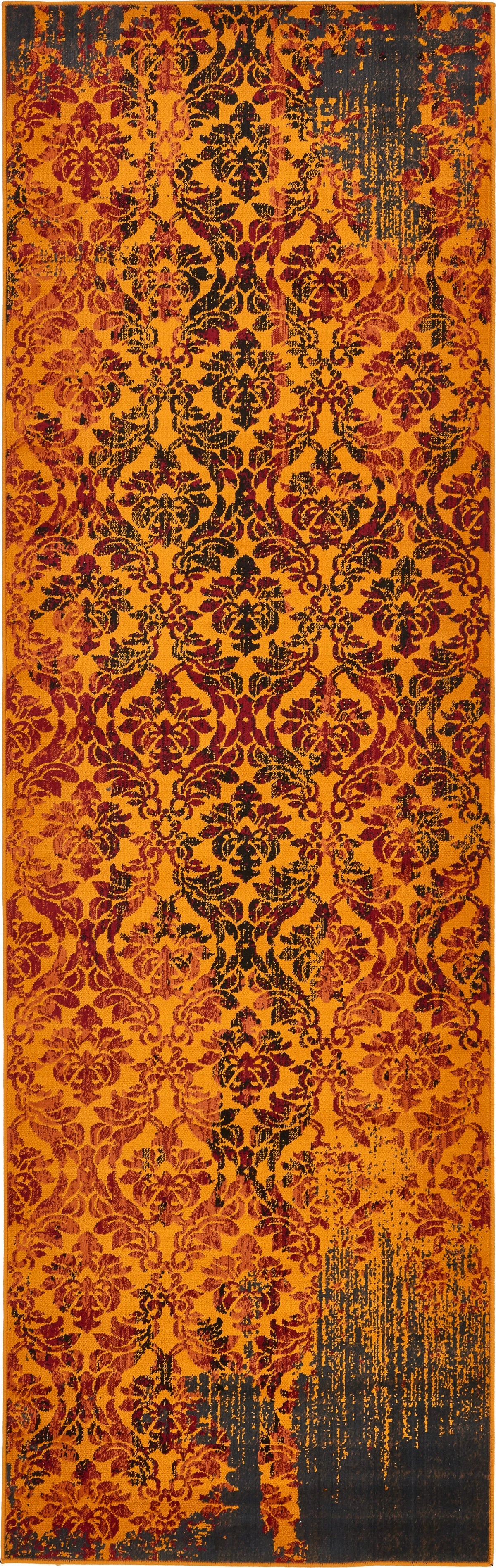 Ankara Elegance Collection Area Rug -  Pamukkale Runner Orange  lifestyle 30