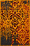 Ankara Elegance Collection Area Rug -  Pamukkale Rectangle Orange  lifestyle 3