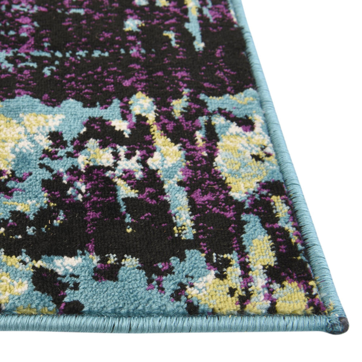 Ankara Elegance Collection Area Rug -  Pamukkale Rectangle Blue  lifestyle 9