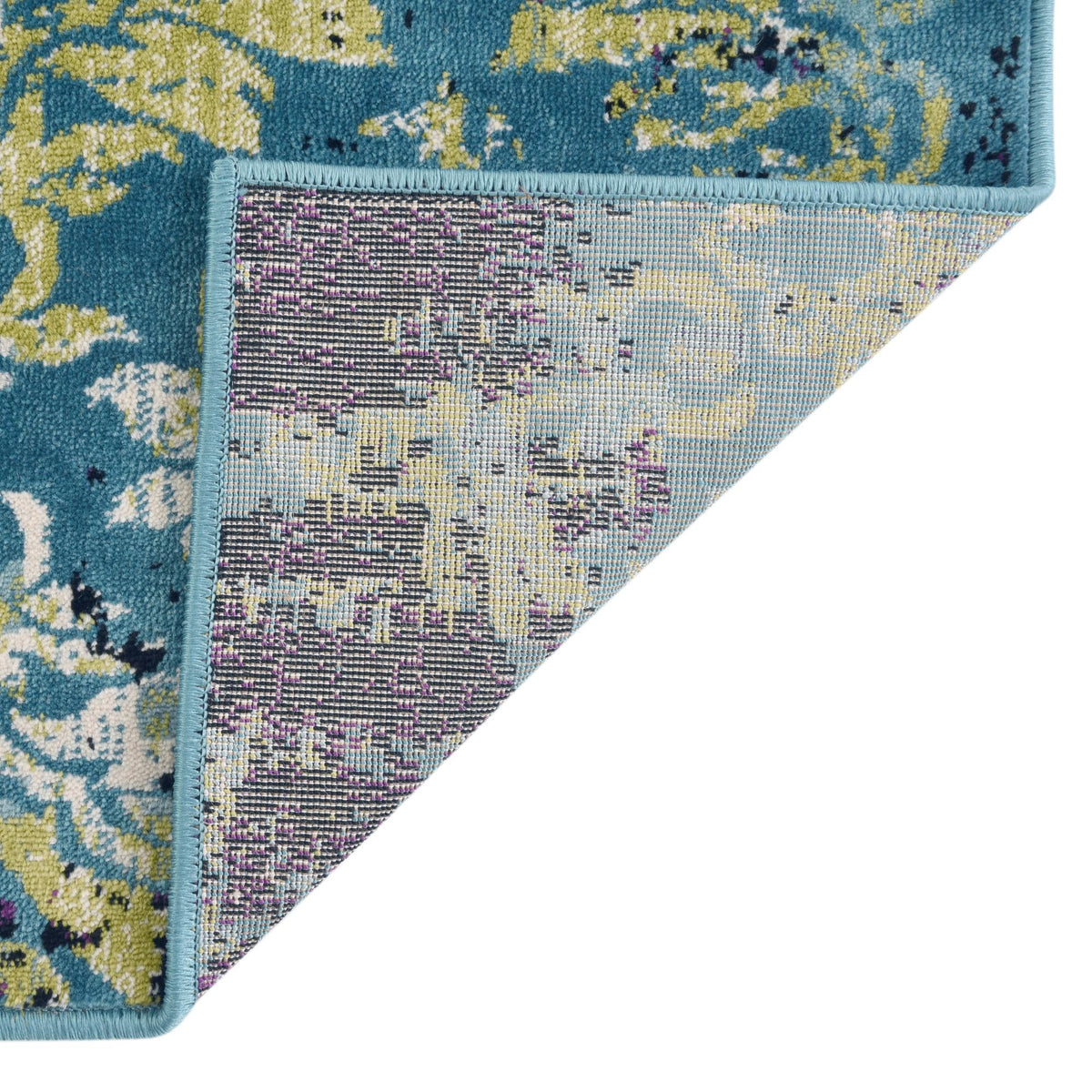 Ankara Elegance Collection Area Rug -  Pamukkale Rectangle Blue  lifestyle 11