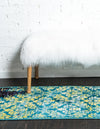 Ankara Elegance Collection Area Rug -  Pamukkale Runner Blue  lifestyle 30
