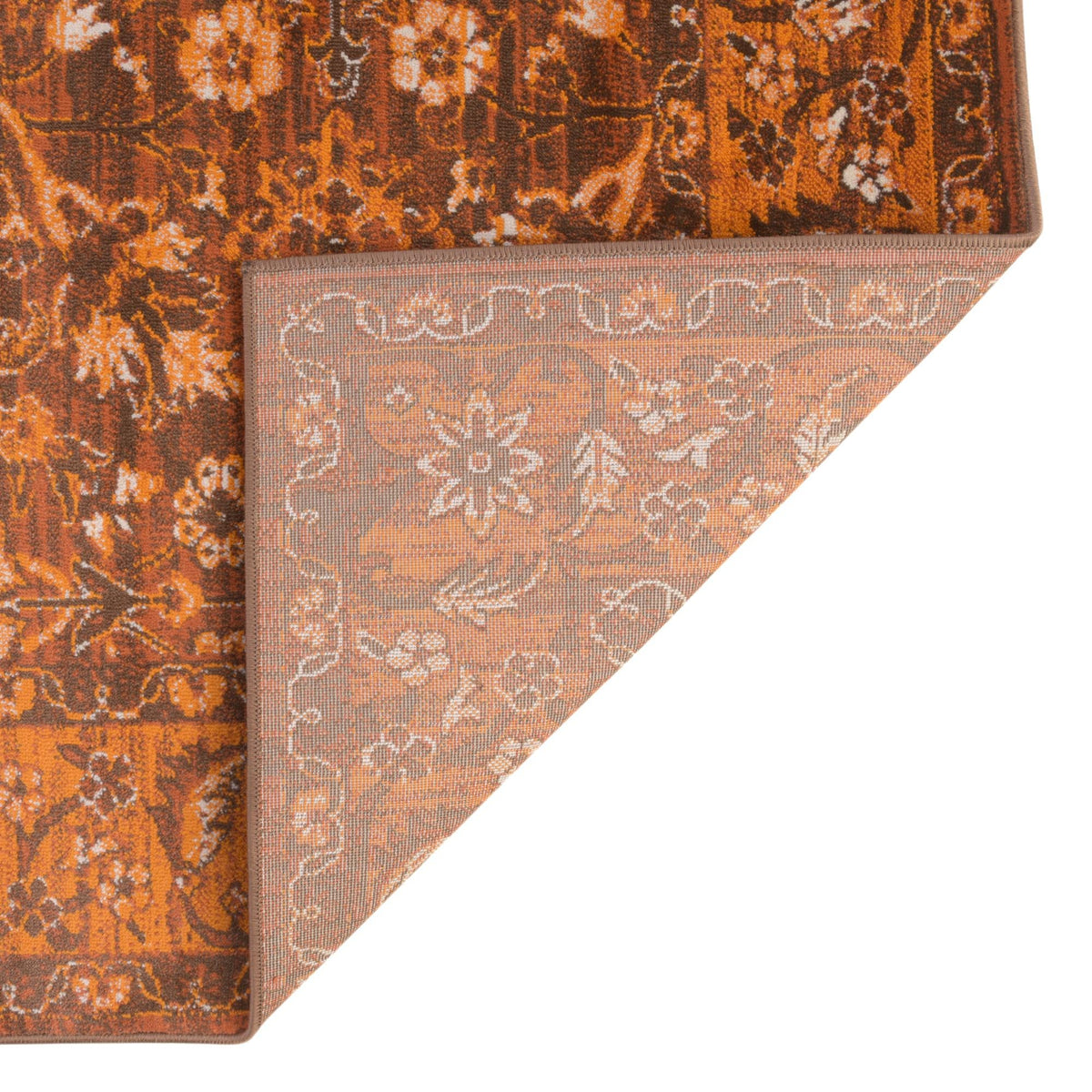 Ankara Elegance Collection Area Rug -  Bodrum Rectangle Chocolate Brown  lifestyle 14