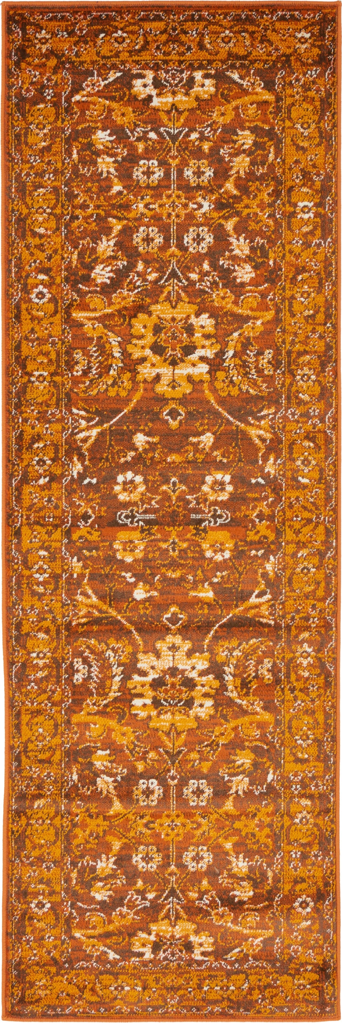 Ankara Elegance Collection Area Rug -  Bodrum Runner Chocolate Brown  lifestyle 22