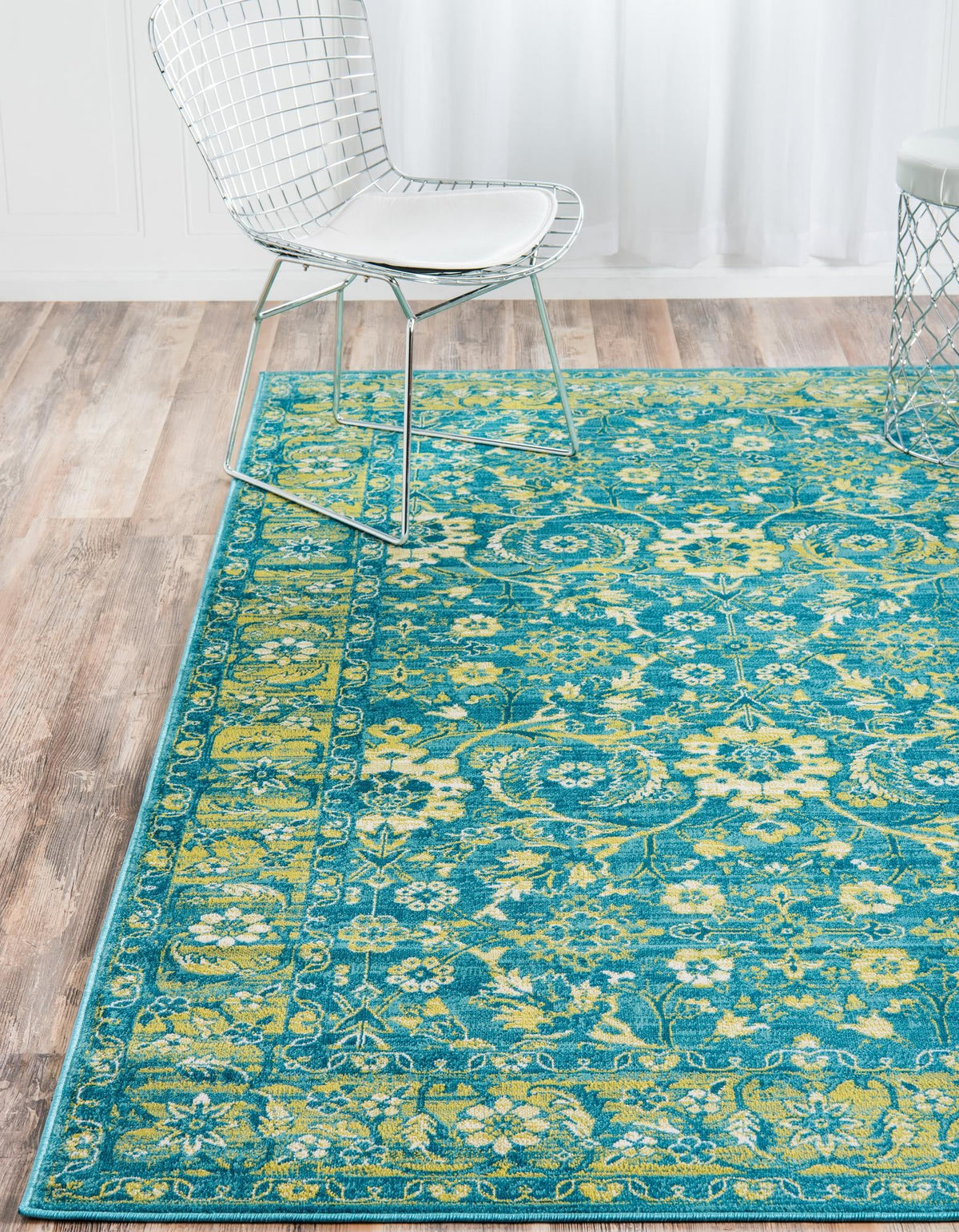 Ankara Elegance Collection Area Rug -  Bodrum Rectangle Blue  lifestyle 7