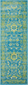 Ankara Elegance Collection Area Rug -  Bodrum Runner Blue  lifestyle 21