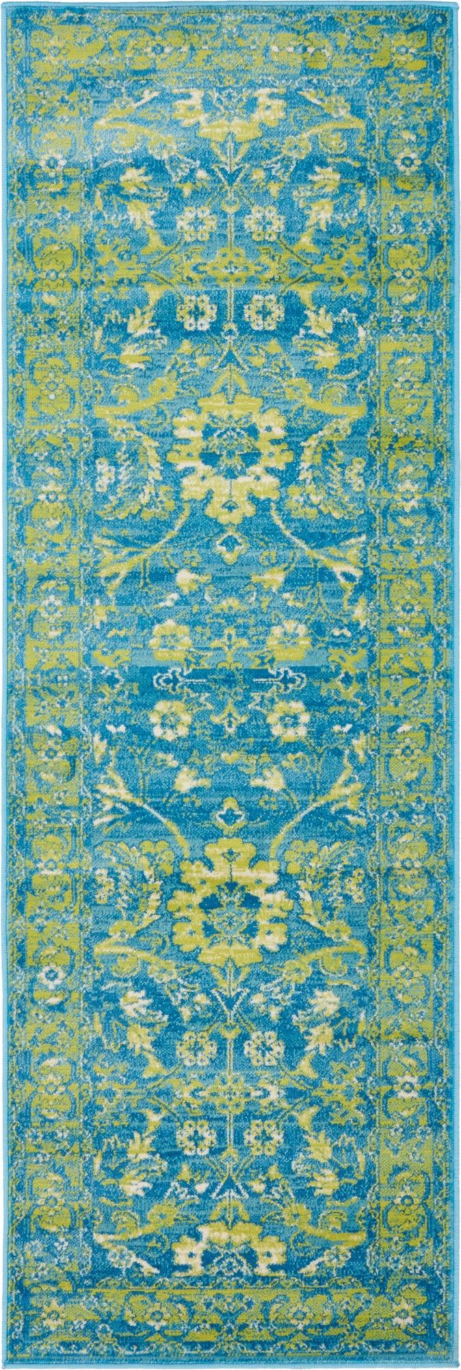 Ankara Elegance Collection Area Rug -  Bodrum Runner Blue  lifestyle 21