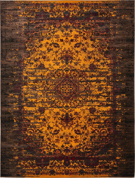 Ankara Elegance Collection Area Rug -  Antalya Rectangle Yellow Main