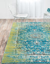 Ankara Elegance Collection Area Rug -  Antalya Rectangle Blue  lifestyle 4