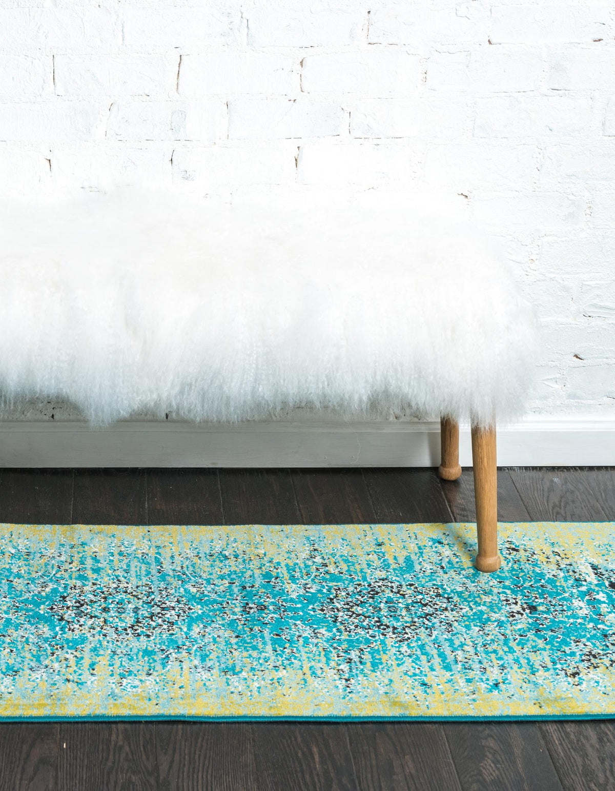 Ankara Elegance Collection Area Rug -  Antalya Runner Blue  lifestyle 16