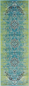 Ankara Elegance Collection Area Rug -  Antalya Runner Blue  lifestyle 9