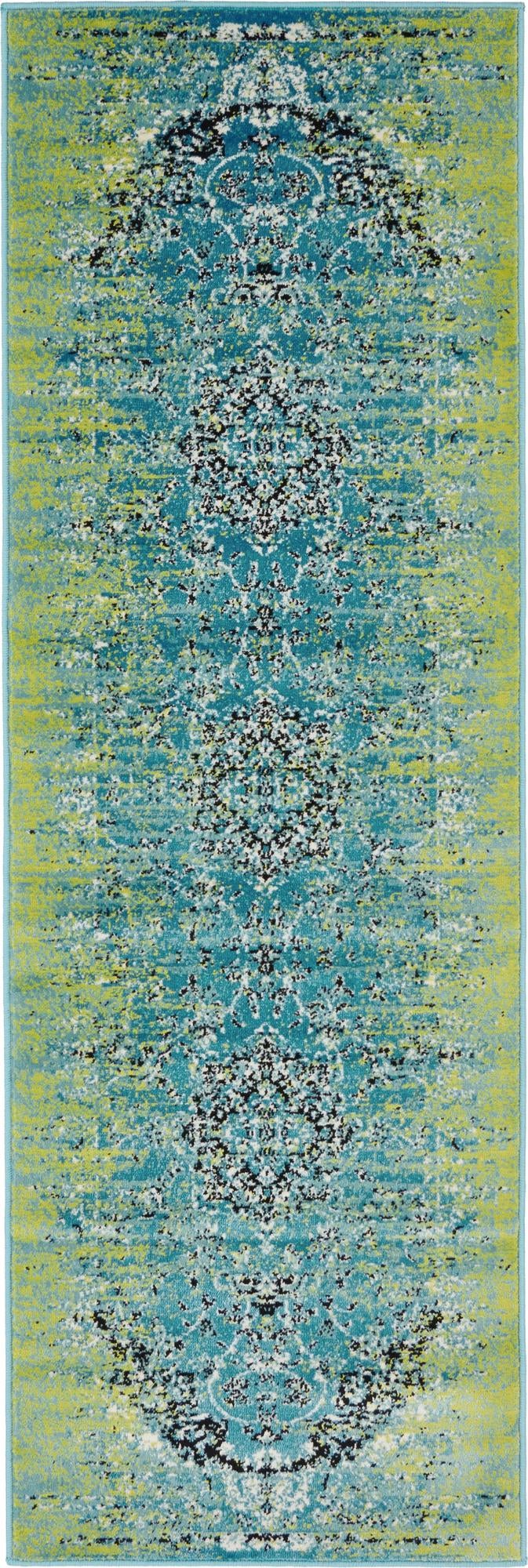 Ankara Elegance Collection Area Rug -  Antalya Runner Blue  lifestyle 9