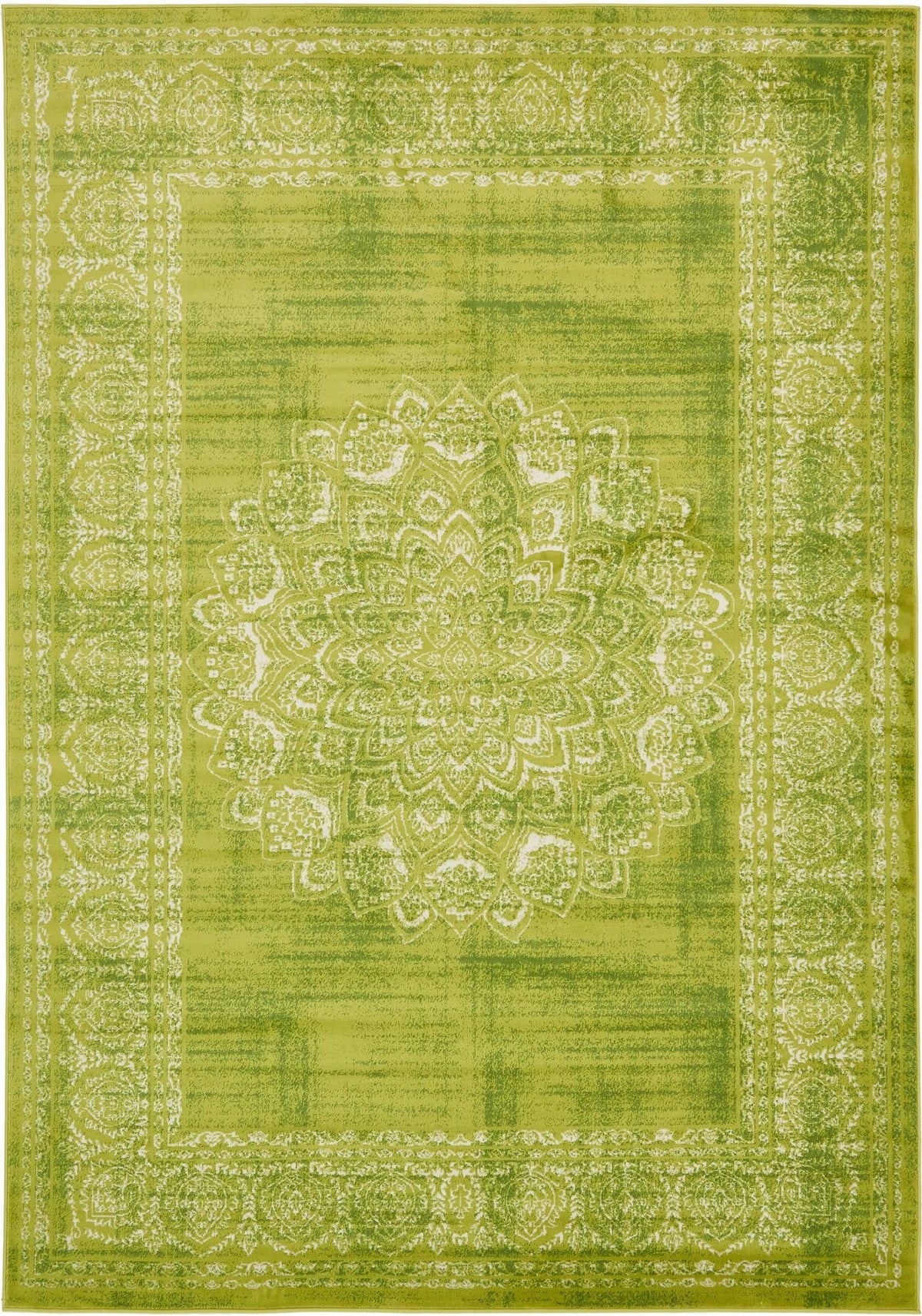 Ankara Elegance Collection Area Rug -  Mardin Rectangle Light Green  lifestyle 3