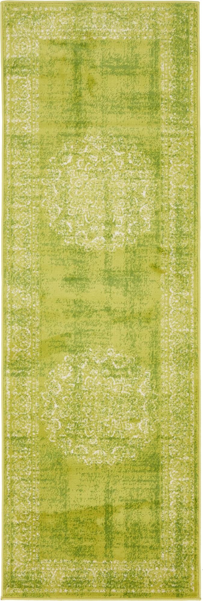 Ankara Elegance Collection Area Rug -  Mardin Runner Light Green  lifestyle 13