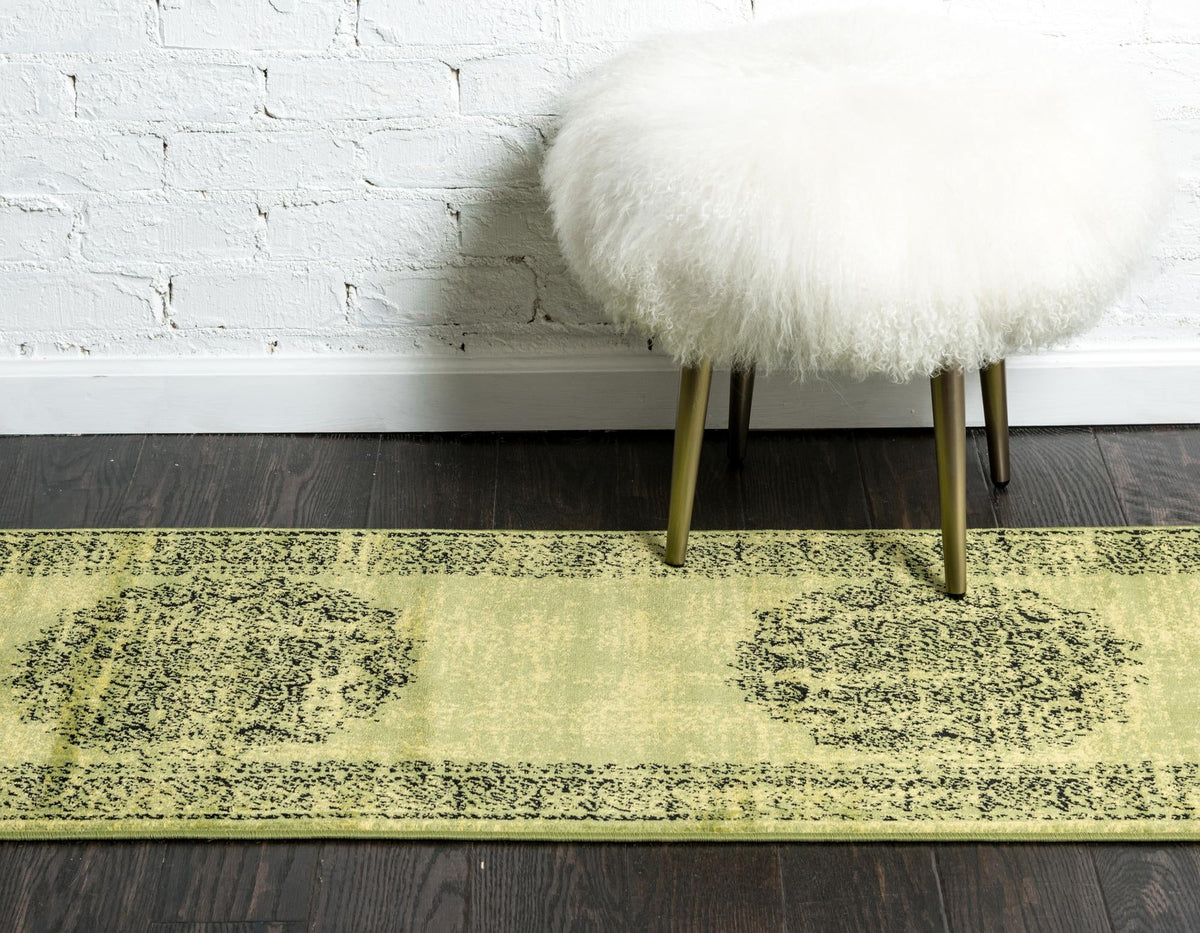 Ankara Elegance Collection Area Rug -  Mardin Runner Sage Green  lifestyle 23