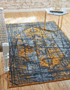 Ankara Elegance Collection Area Rug -  Troy Rectangle Black  lifestyle 5