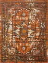 Ankara Elegance Collection Area Rug -  Troy Rectangle Chocolate Brown  lifestyle 2