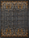 Ankara Elegance Collection Area Rug - Cappadocia Rectangle Black  lifestyle 4