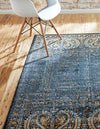 Ankara Elegance Collection Area Rug - Cappadocia Rectangle Black  lifestyle 7