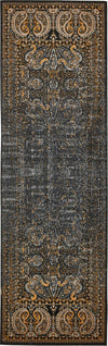 Ankara Elegance Collection Area Rug - Cappadocia Runner Black  lifestyle 17