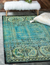 Ankara Elegance Collection Area Rug - Cappadocia Rectangle Aquamarine  lifestyle 7