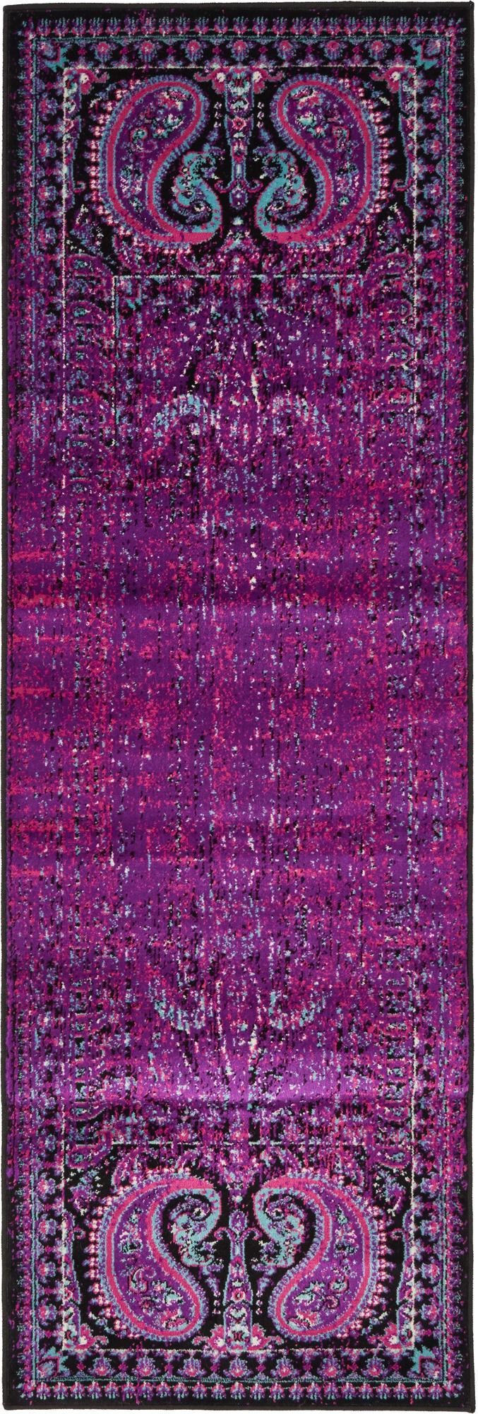 Ankara Elegance Collection Area Rug - Cappadocia Runner Lilac  lifestyle 18