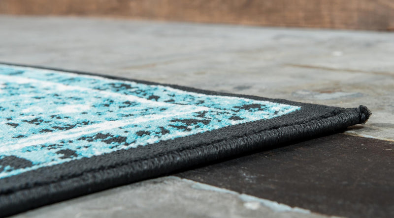 Ankara Elegance Collection Area Rug -  Konya (Blue) Rectangle Blue  lifestyle 6