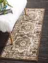 Ankara Elegance Collection Area Rug -  Konya (Chocolate Brown) Runner Chocolate Brown  lifestyle 7
