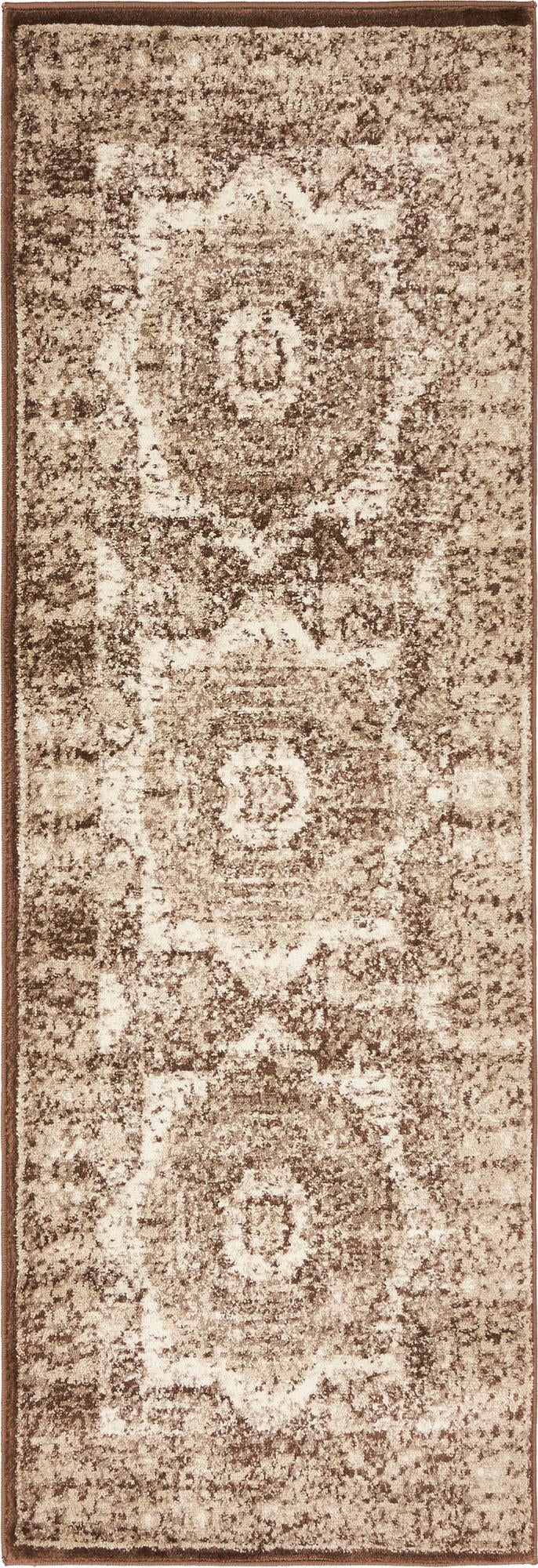 Ankara Elegance Collection Area Rug -  Konya Runner Chocolate Brown  lifestyle 15