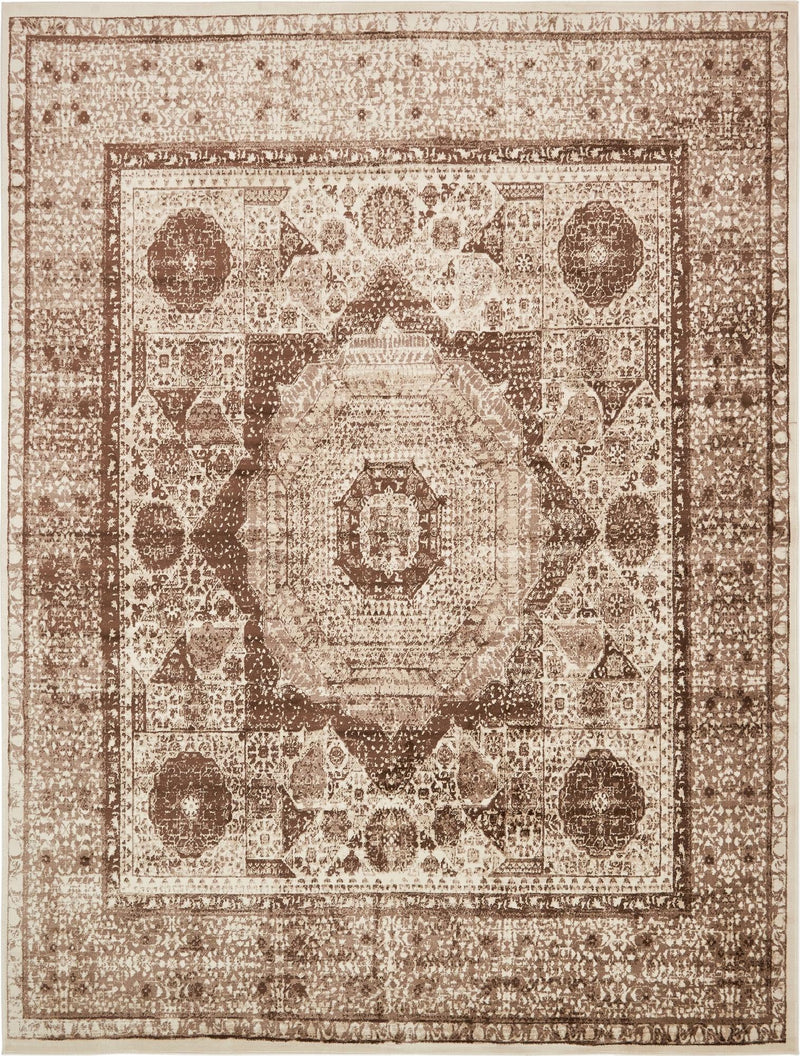 Ankara Elegance Collection Area Rug -  Konya (Dark Beige) Rectangle Dark Beige Main