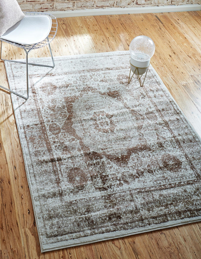 Ankara Elegance Collection Area Rug -  Konya (Dark Beige) Rectangle Dark Beige  lifestyle 2