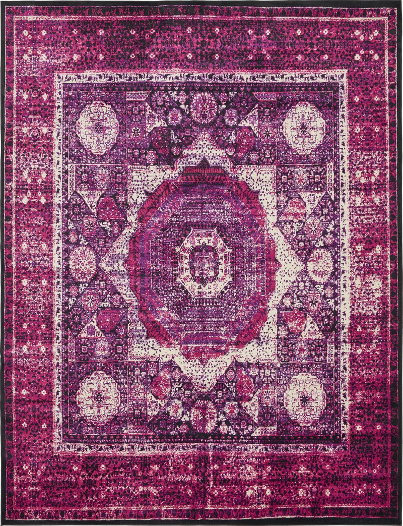 Ankara Elegance Collection Area Rug -  Konya (Lilac) Rectangle Lilac Main