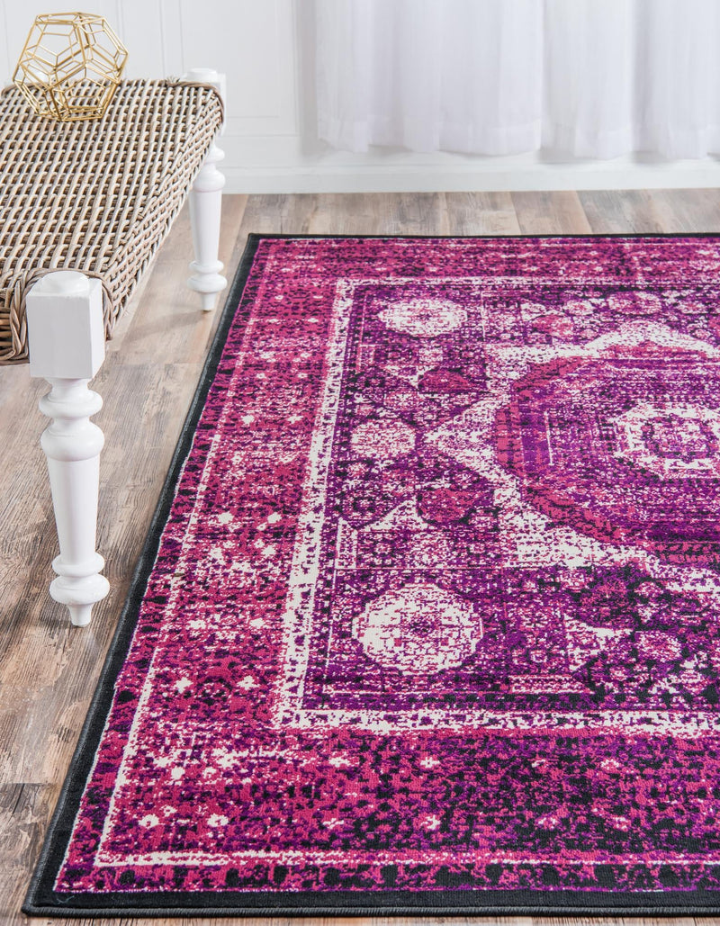 Ankara Elegance Collection Area Rug -  Konya (Lilac) Rectangle Lilac  lifestyle 3