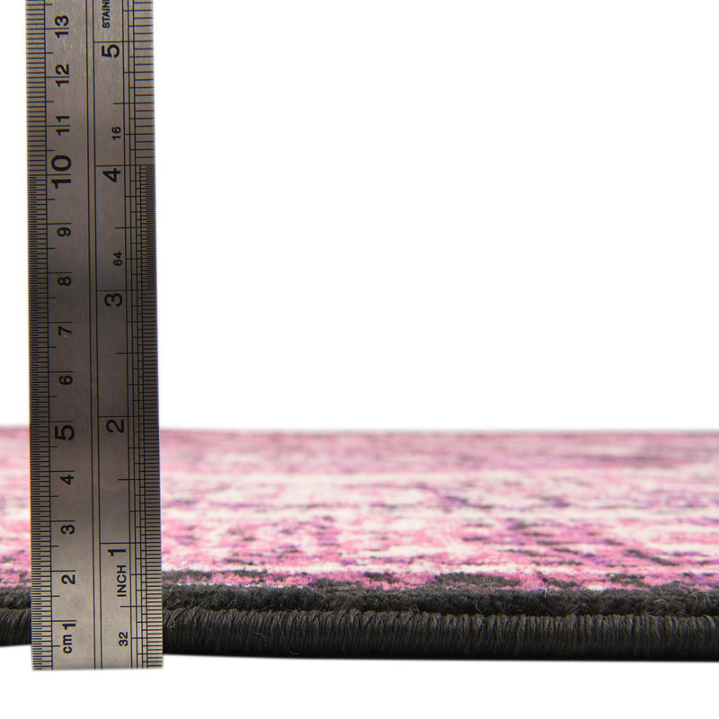 Ankara Elegance Collection Area Rug -  Konya (Lilac) Runner Lilac  lifestyle 25