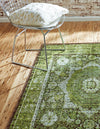 Ankara Elegance Collection Area Rug -  Konya (Light Green) Rectangle Light Green  lifestyle 3