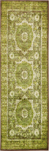 Ankara Elegance Collection Area Rug -  Konya (Light Green) Runner Light Green  lifestyle 7