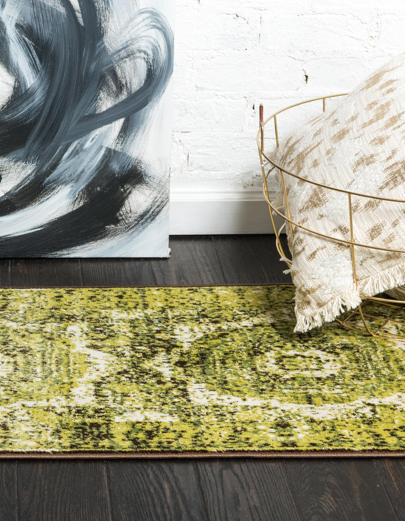 Ankara Elegance Collection Area Rug -  Konya (Light Green) Runner Light Green  lifestyle 9