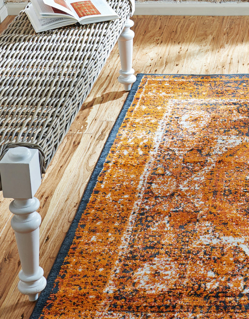 Ankara Elegance Collection Area Rug -  Konya (Yellow) Rectangle Yellow  lifestyle 3
