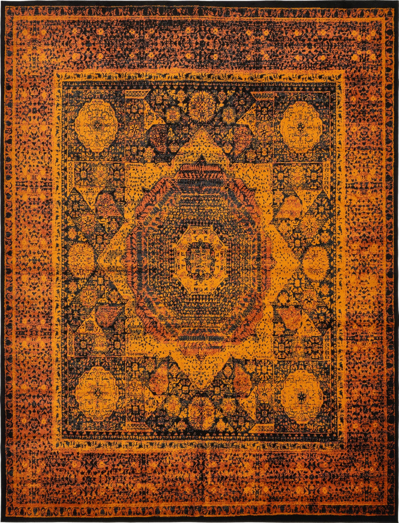 Ankara Elegance Collection Area Rug -  Konya (Terracotta) Rectangle Terracotta Main
