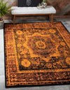 Ankara Elegance Collection Area Rug -  Konya (Terracotta) Rectangle Terracotta  lifestyle 2