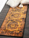 Ankara Elegance Collection Area Rug -  Konya (Terracotta) Runner Terracotta  lifestyle 5