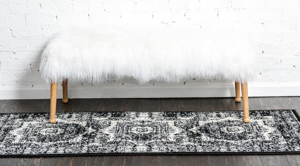 Ankara Elegance Collection Area Rug -  Konya (Light Gray) Runner Light Gray  lifestyle 8