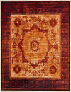 Ankara Elegance Collection Area Rug -  Izmir Rectangle Orange Main