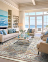 Persian Elegance Collection Area Rug -  Kashan Rectangle Ivory  lifestyle 6