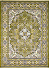 Persian Elegance Collection Area Rug -  Kashan Rectangle Green  lifestyle 3