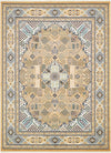 Persian Elegance Collection Area Rug -  Kashan Rectangle Beige  lifestyle 5