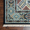 Persian Elegance Collection Area Rug -  Kashan Runner Navy Blue  lifestyle 64